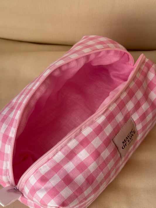 Beauty Case - Large - Vichy rosa