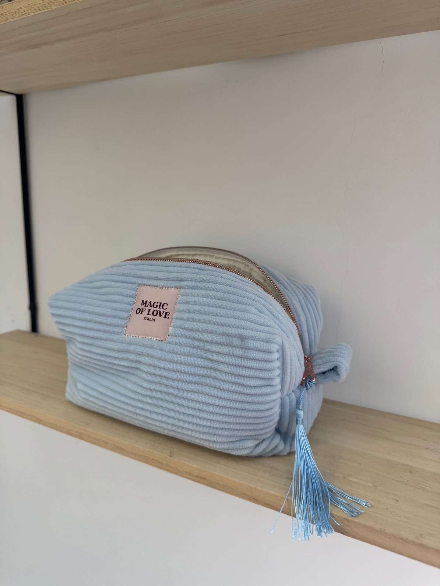 Beauty Case Big - soffice blu