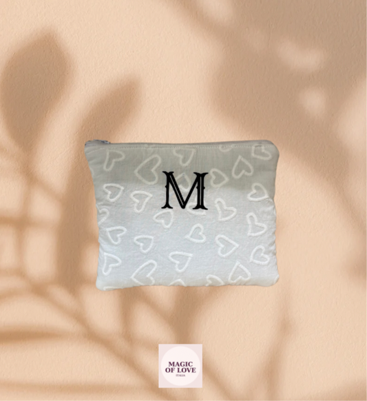 Pochette medium - Cuori sangallo