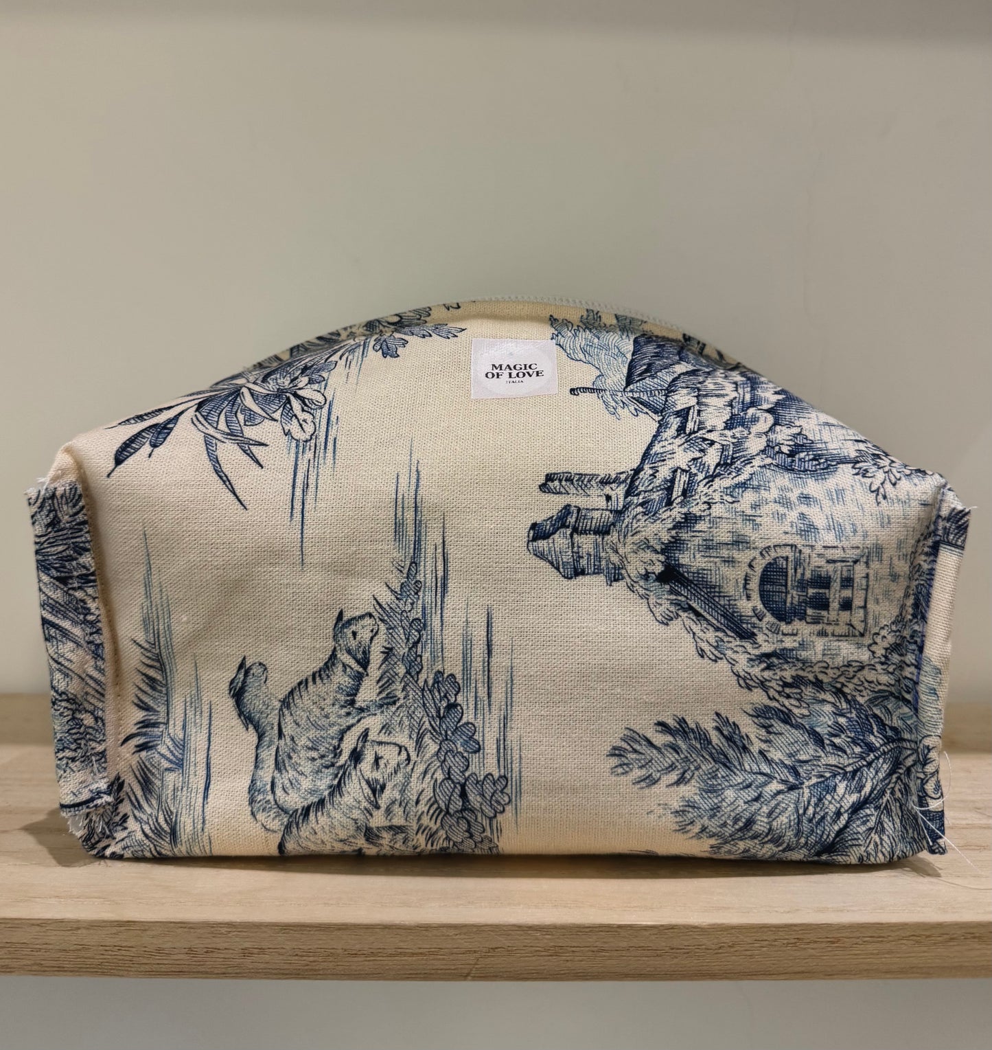 Beauty Case Big - Carta da zucchero + Paesaggio