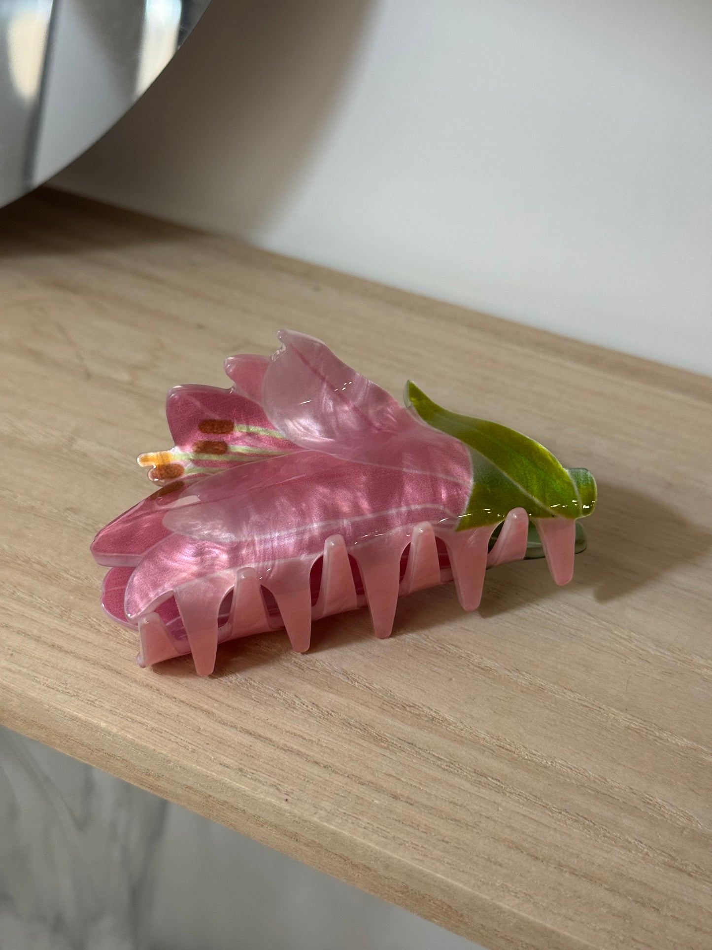 Capelli - Molletta Magnolia rosa