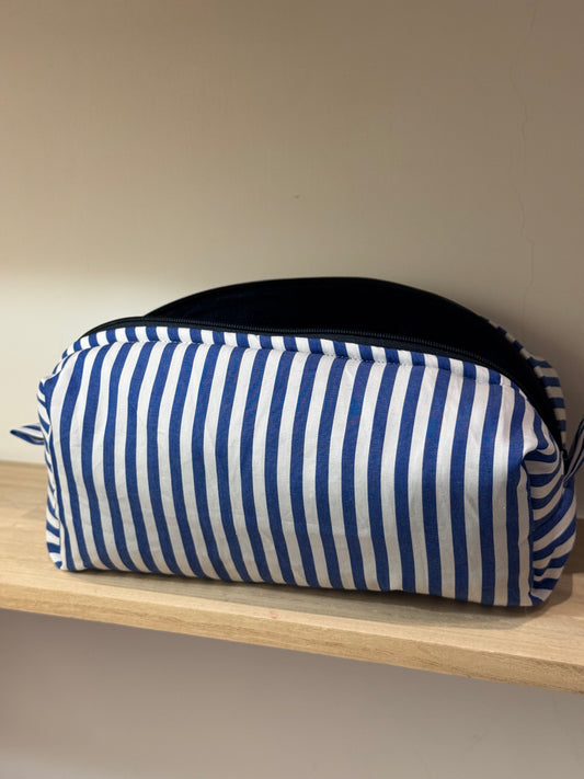 Beauty Case Righe camicia - Medio/Grande