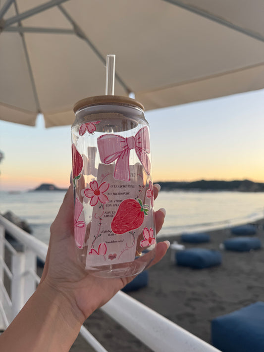Borraccia CUP in vetro 🍓