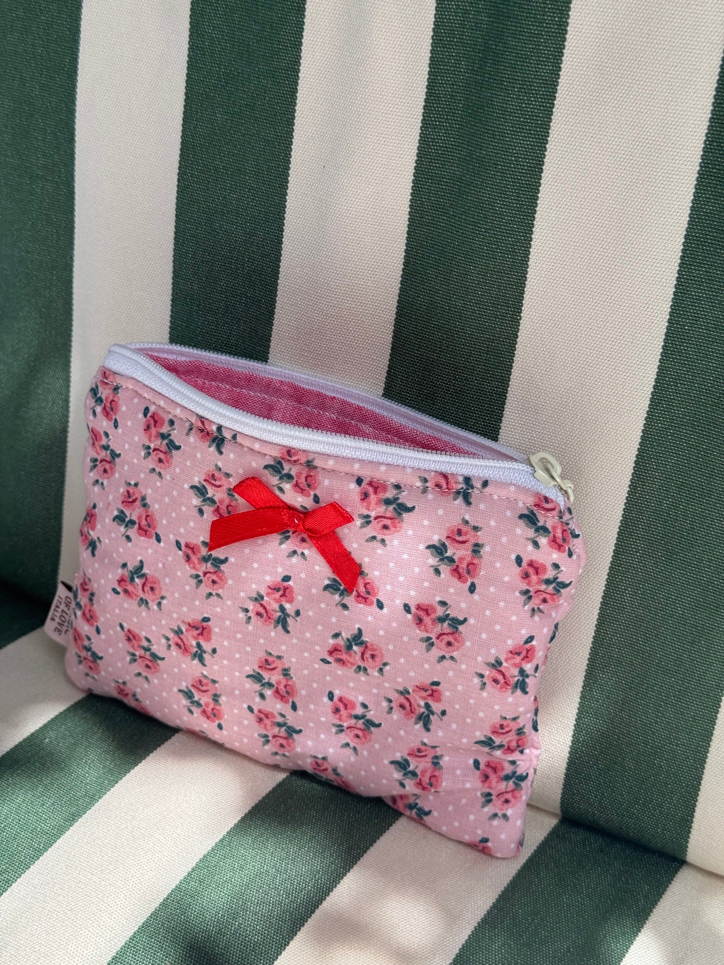 Pochette Mini - rose e pois