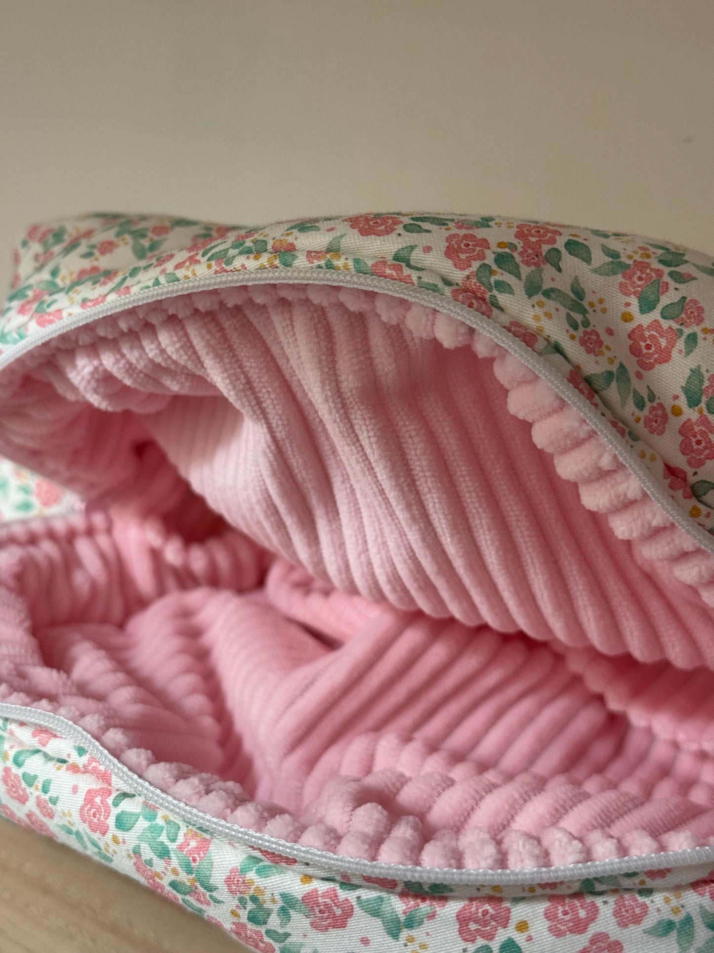 Beauty Case alto- misura media - Rose Rosa