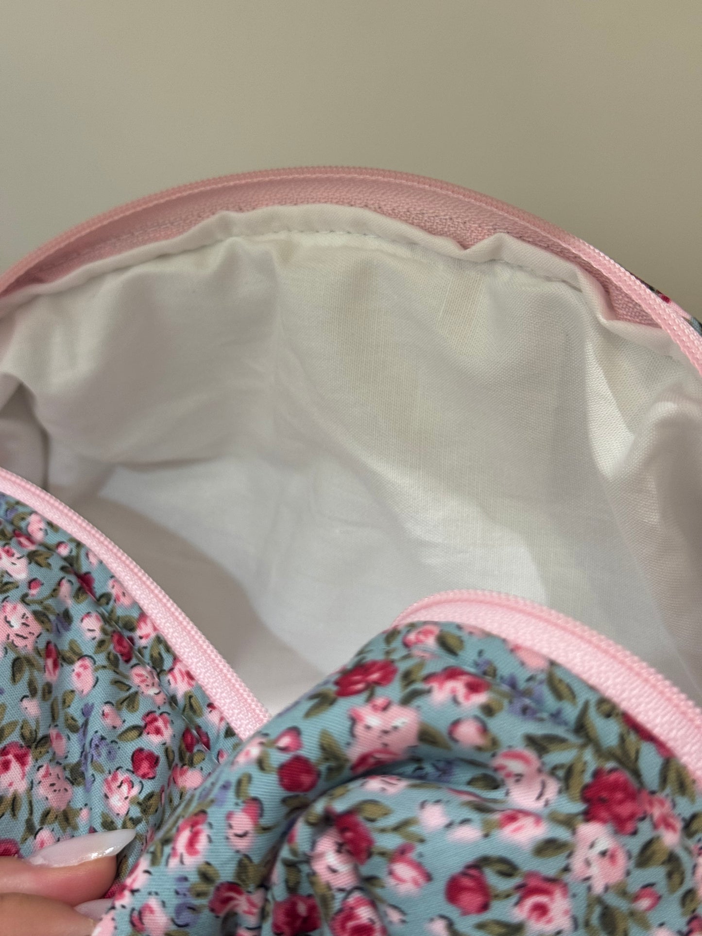 Beauty Case Made di Rose azzurro - misura Media