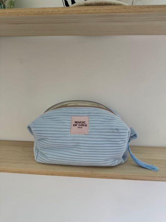 Beauty Case Big - soffice blu