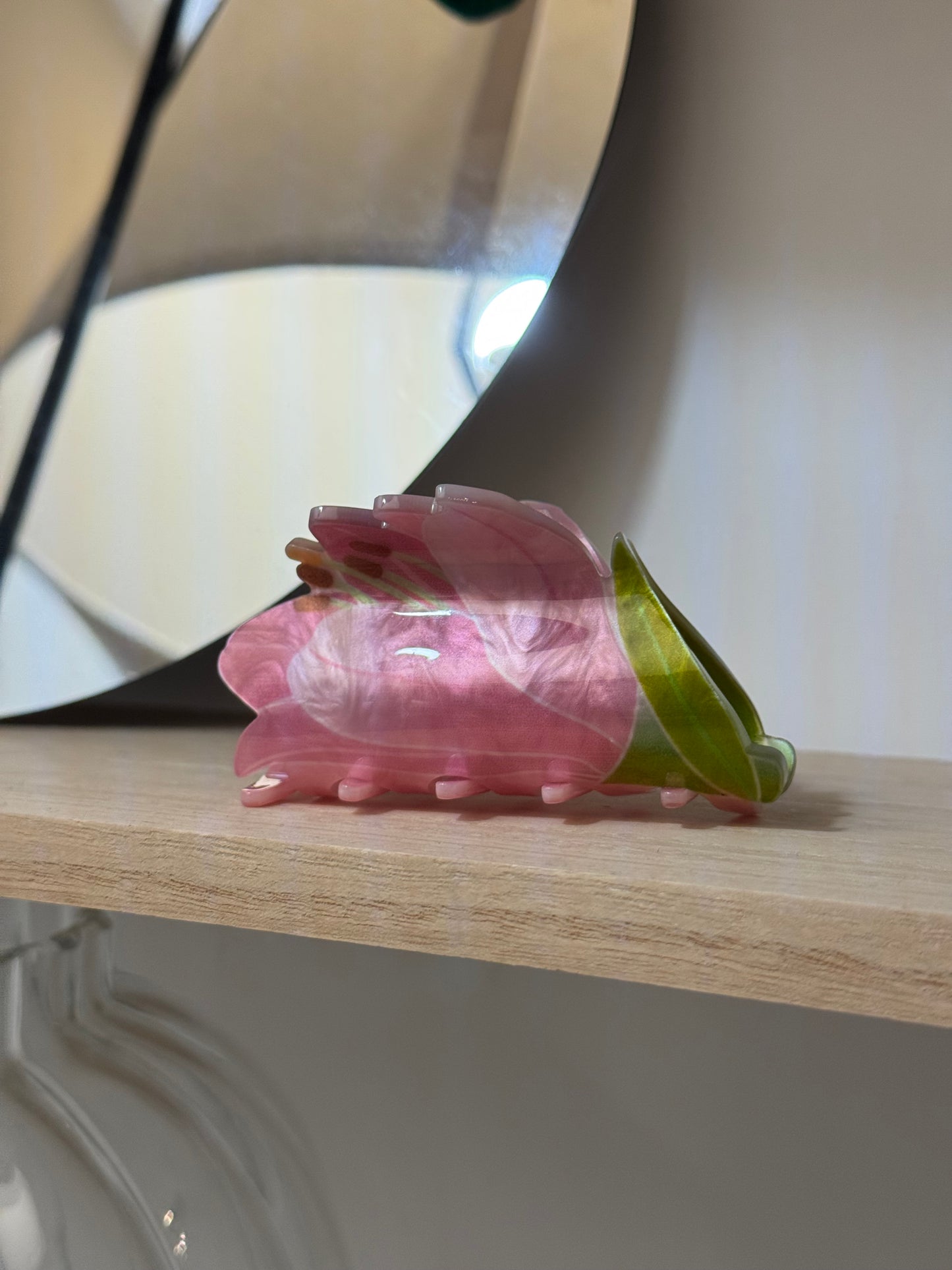 Capelli - Molletta Magnolia rosa