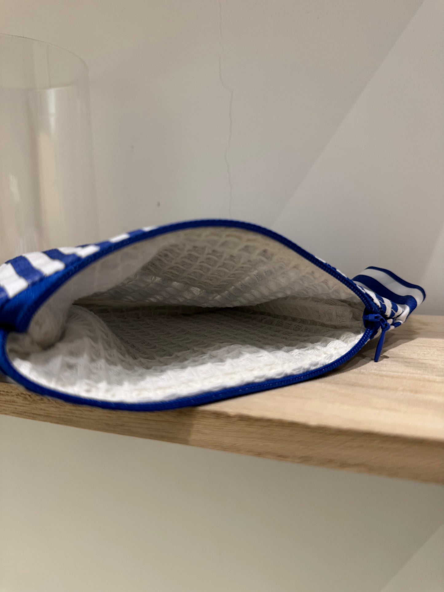 Pochette Righe blu - M