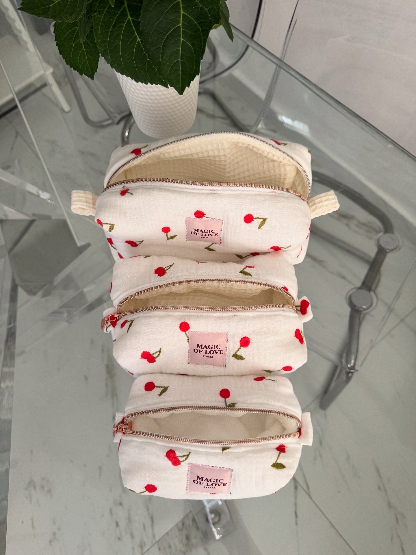 Beauty Case Ciliegine🍒EDIZIONE LIMITATA - misura Small