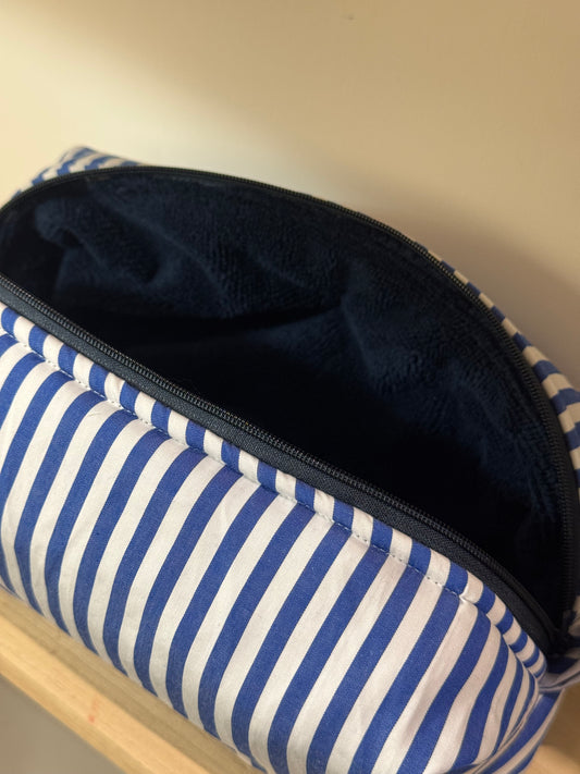 Beauty Case Righe camicia - Medio/Grande